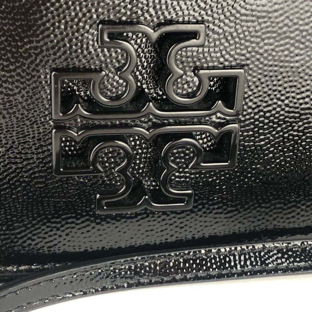 Tory Burch black patent leather clutch/crossbody - Picture 3 of 16
